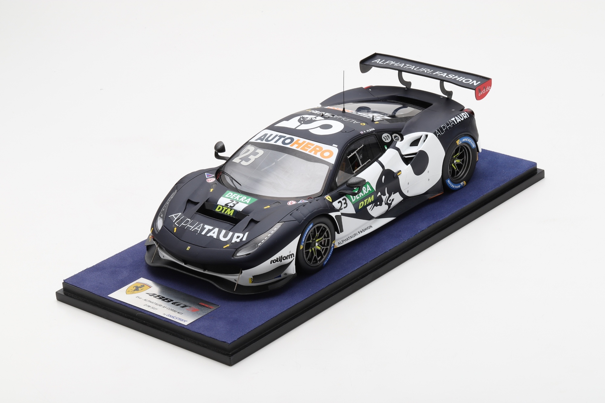 1:18 Ferrari 488 GT3 EVO No.23 – Alpha Tauri AF Corse DTM 2021
