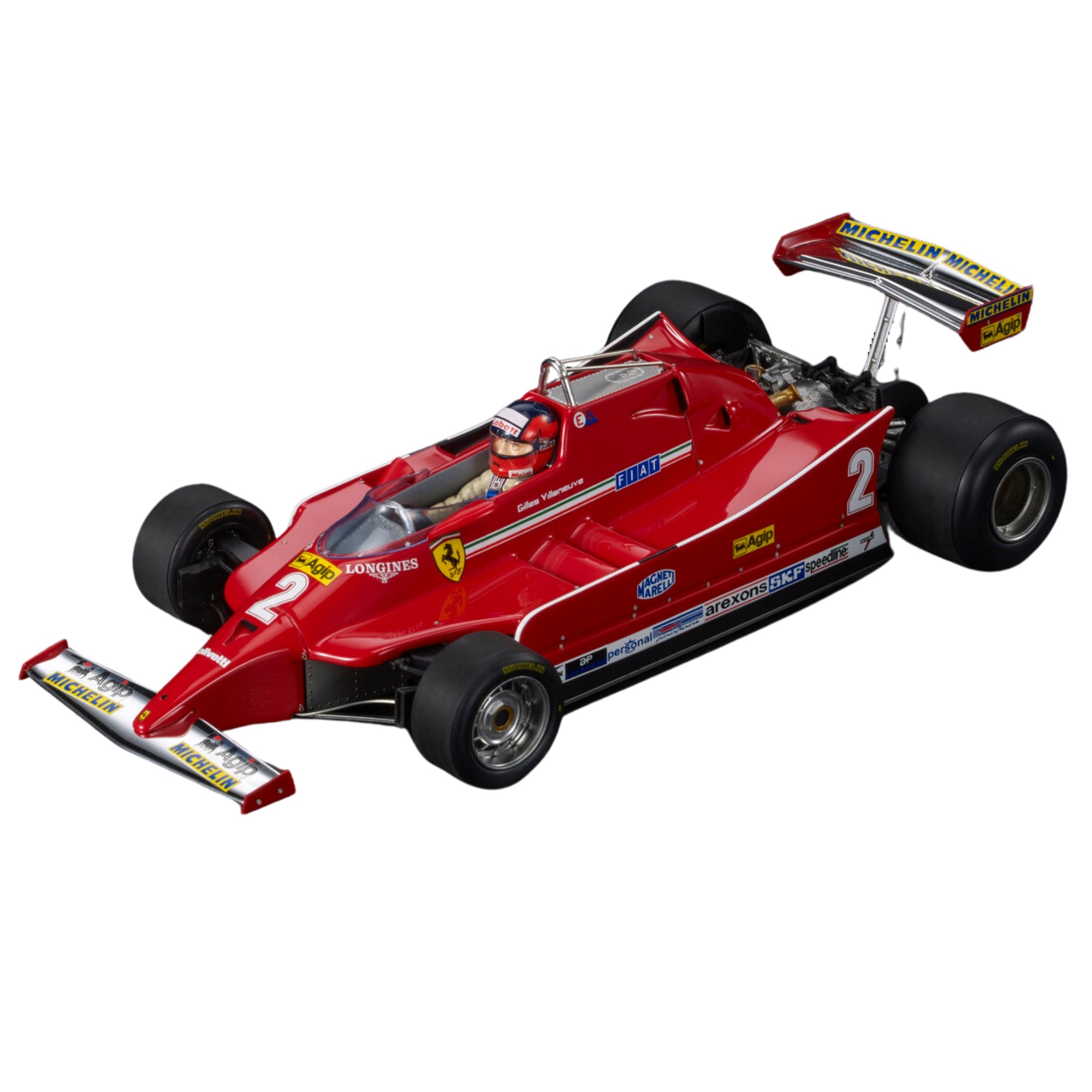 1:18 Ferrari 126C Formel 1 Italy GP 1980 " Gilles Villeneuve " - GP Replicas