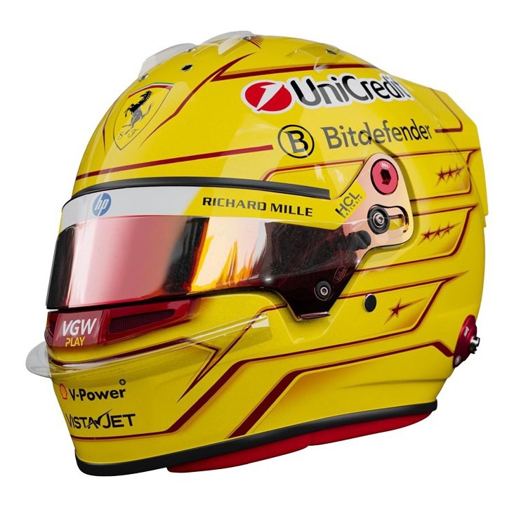 1:5 Helm Lewis Hamilton Scuderia Ferrari 'Fiorano Test 2025'
