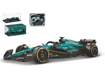 1/43 Aston Martin ARAMCO Cognizant Formula 1 Team AMR23, L. Stroll 2023 Bburago Deluxe