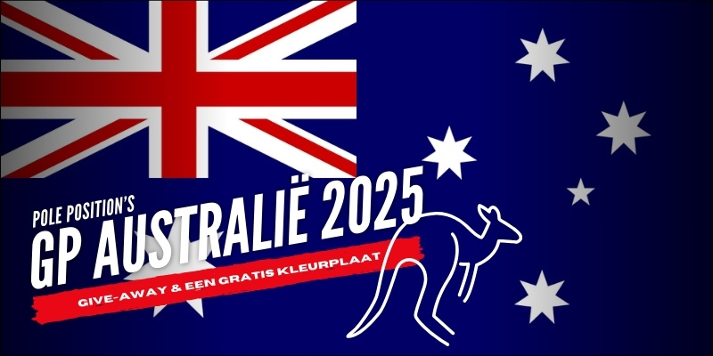 GP Australië 2025 - Give-away & Kleurplaat