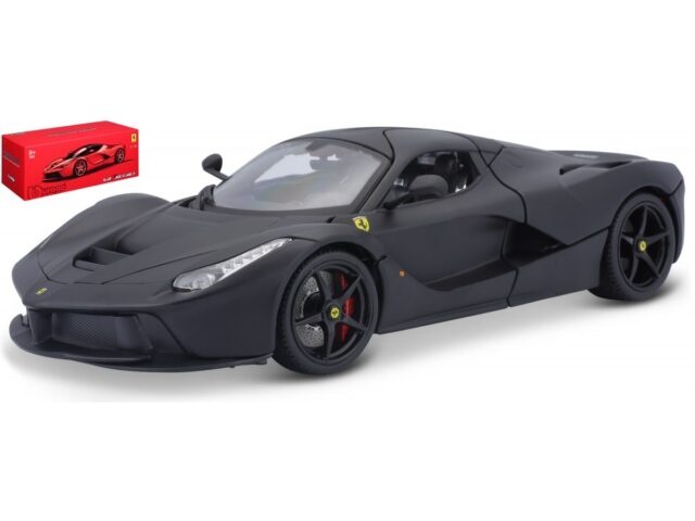 Schaalmodel 1:18 Ferrari LaFerrari Matt Black Bburago