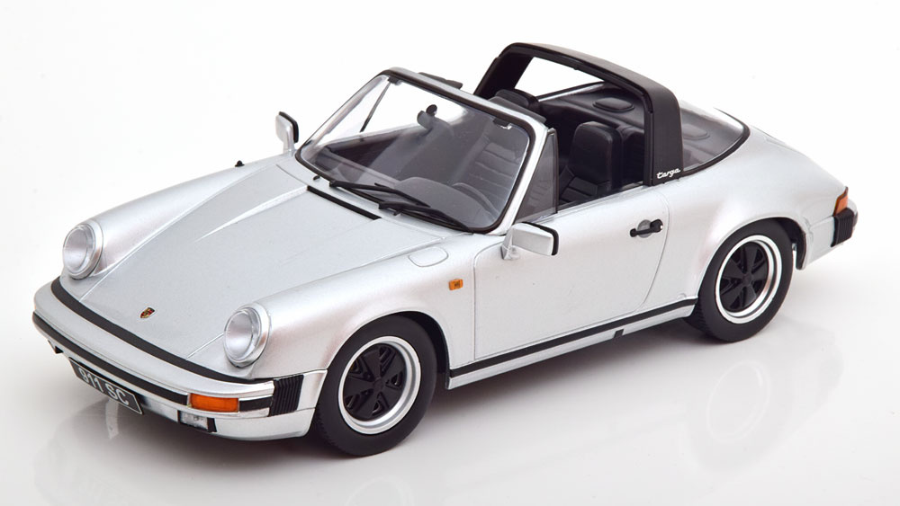 Schaalmodel 1:18 Porsche 911 SC Targa 1983 Silver