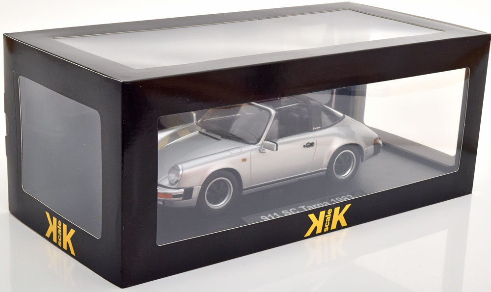 Schaalmodel 1:18 Porsche 911 SC Targa 1983 Silver
