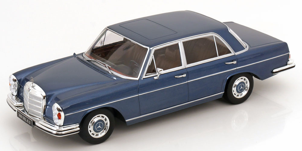 Schaalmodel 1:18 Mercedes-Benz 300 SEL 6.3 1972 Blue metallic