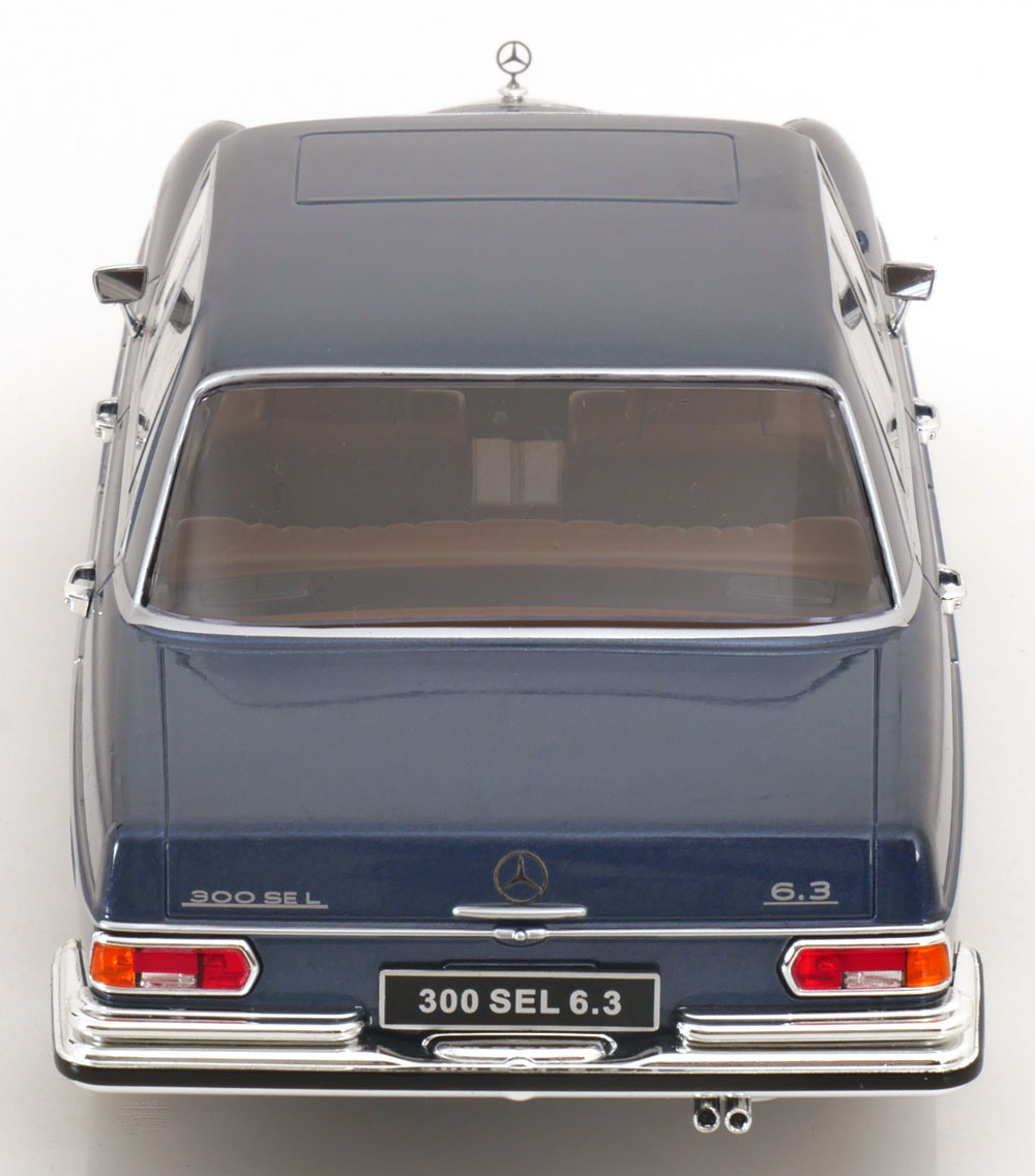 Schaalmodel 1:18 Mercedes-Benz 300 SEL 6.3 1972 Blue metallic