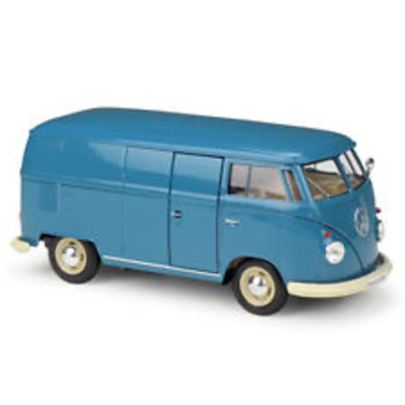 1:18 Volkswagen T1 Bus "Panel Van" Blau Welly