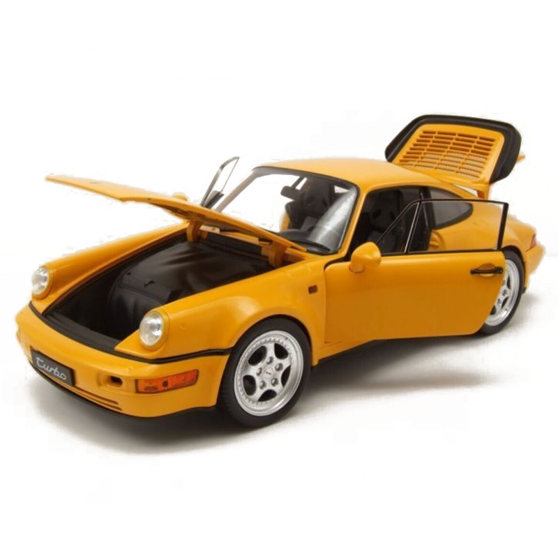 1:18 Porsche 911 (964) Turbo 1993 - Geel Welly