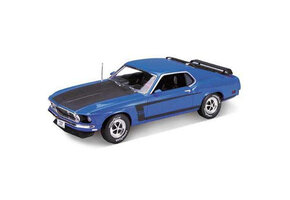 1:18 Ford Mustang BOSS 302 1969 Blauw