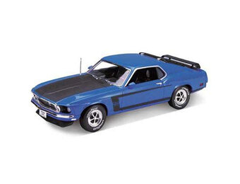 1:18 Ford Mustang BOSS 302 1969 Blauw