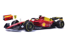 1:43 Ferrari Carlos Sainz F1-75 "75 years Anniversary" Monza #55 - Deluxe