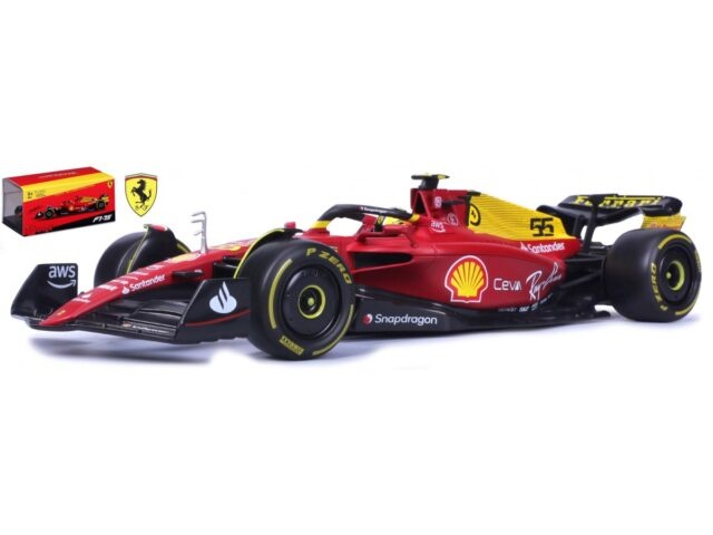 1:43 Ferrari Carlos Sainz F1-75 "75 years Anniversary" Monza #55 - Deluxe