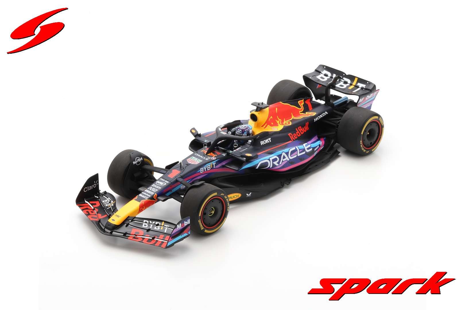 1:12 Oracle Red Bull Racing RB19, M. Verstappen 'Winner Grand Prix Miami 2019'