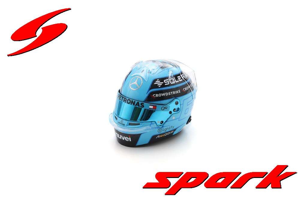 1:5 George Russell Helm Abu-Dhabi GP 2024 - Spark Models