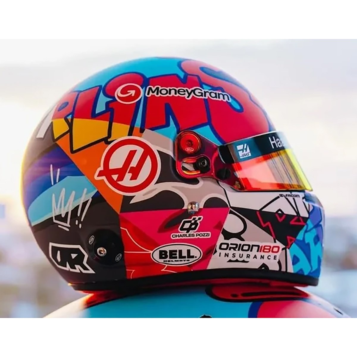 **Pre Order 1/5 Helmet Esteban Ocon - Miami GP 2025