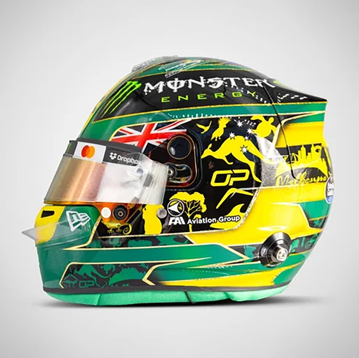 **Pre Order 1/5 Helmet Oscar Piastri - Australian GP 2025