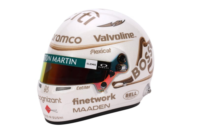 1/5 Helmet Fernando Alonso - Chinese GP 2025