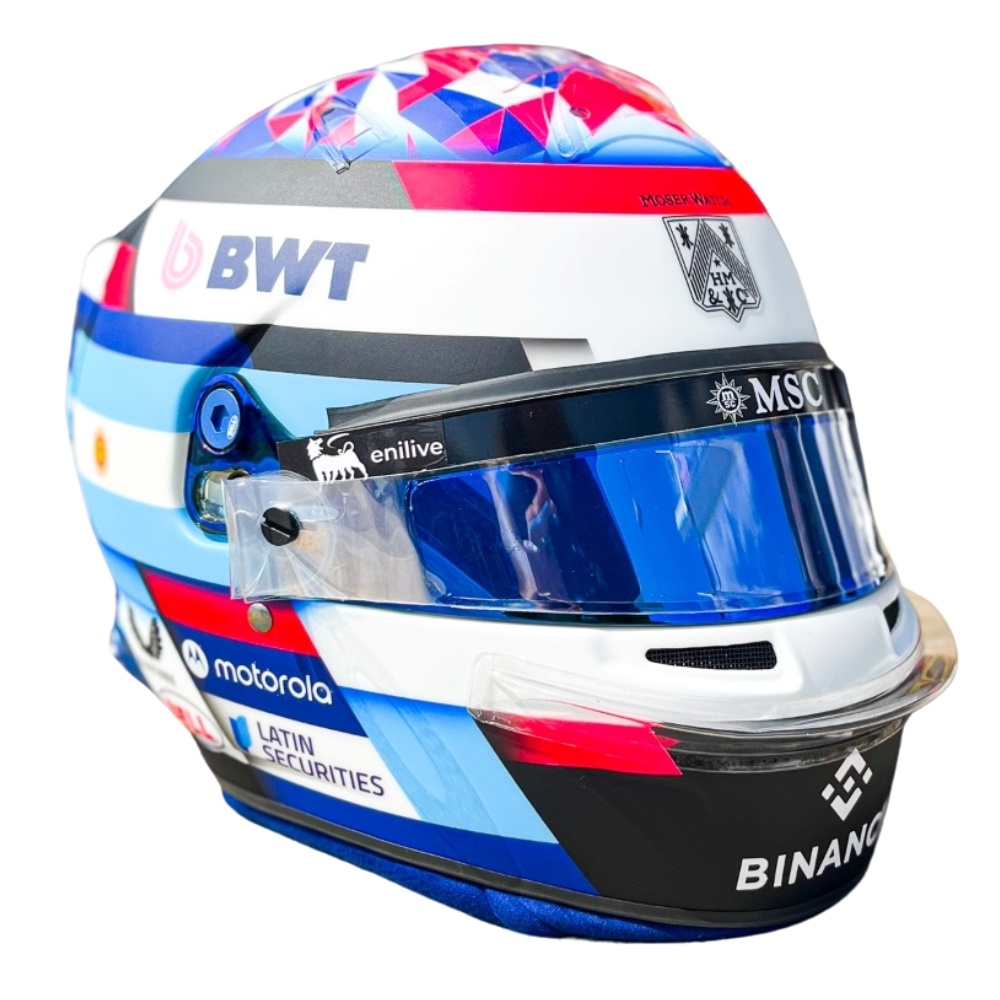 **Pre Order 1/5 Helmet Franco Colapinto - 2025