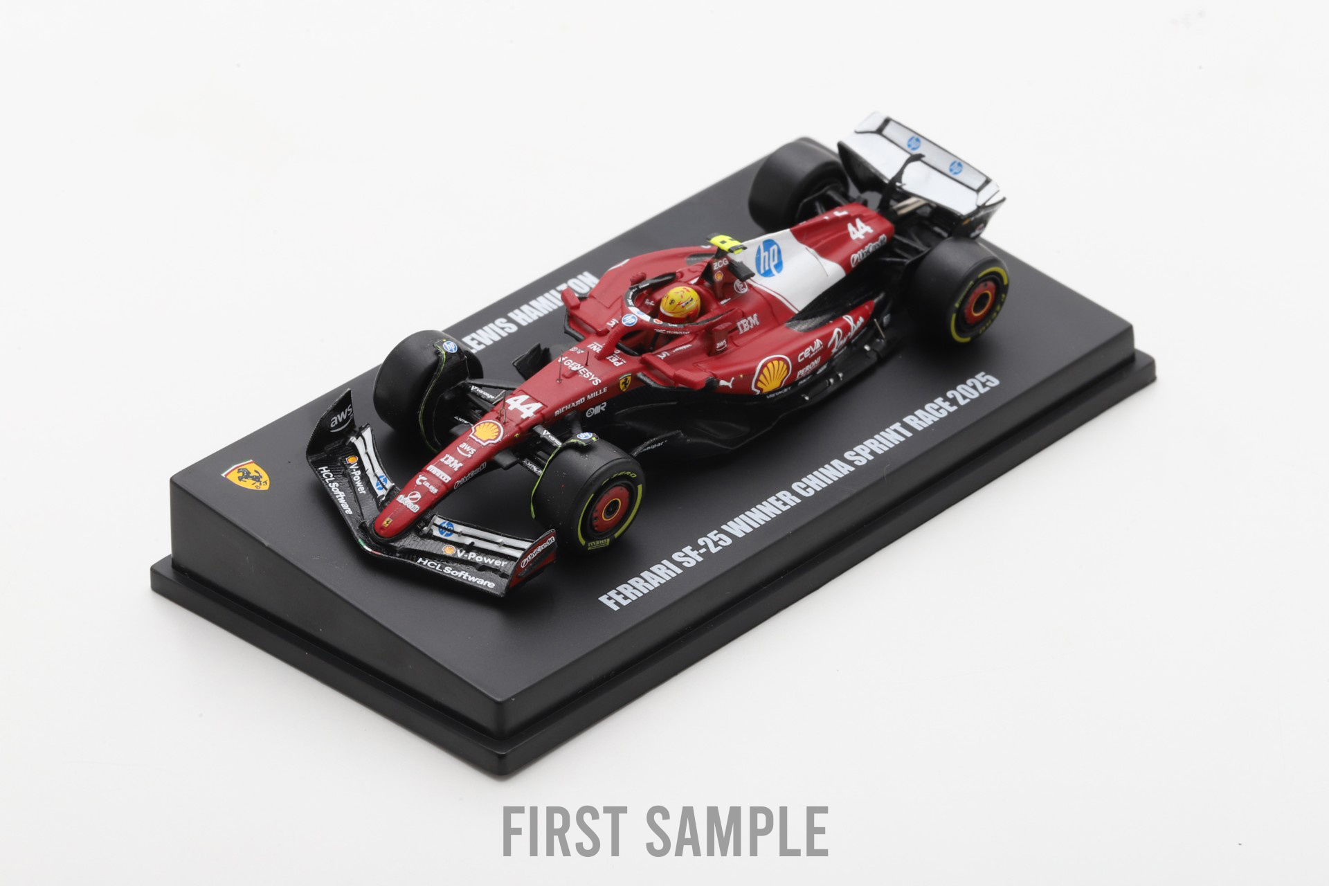 *Pre Order* 1:64 Scuderia Ferrari SF-25, Lewis Hamilton 'Winner China Sprint Race 2025'