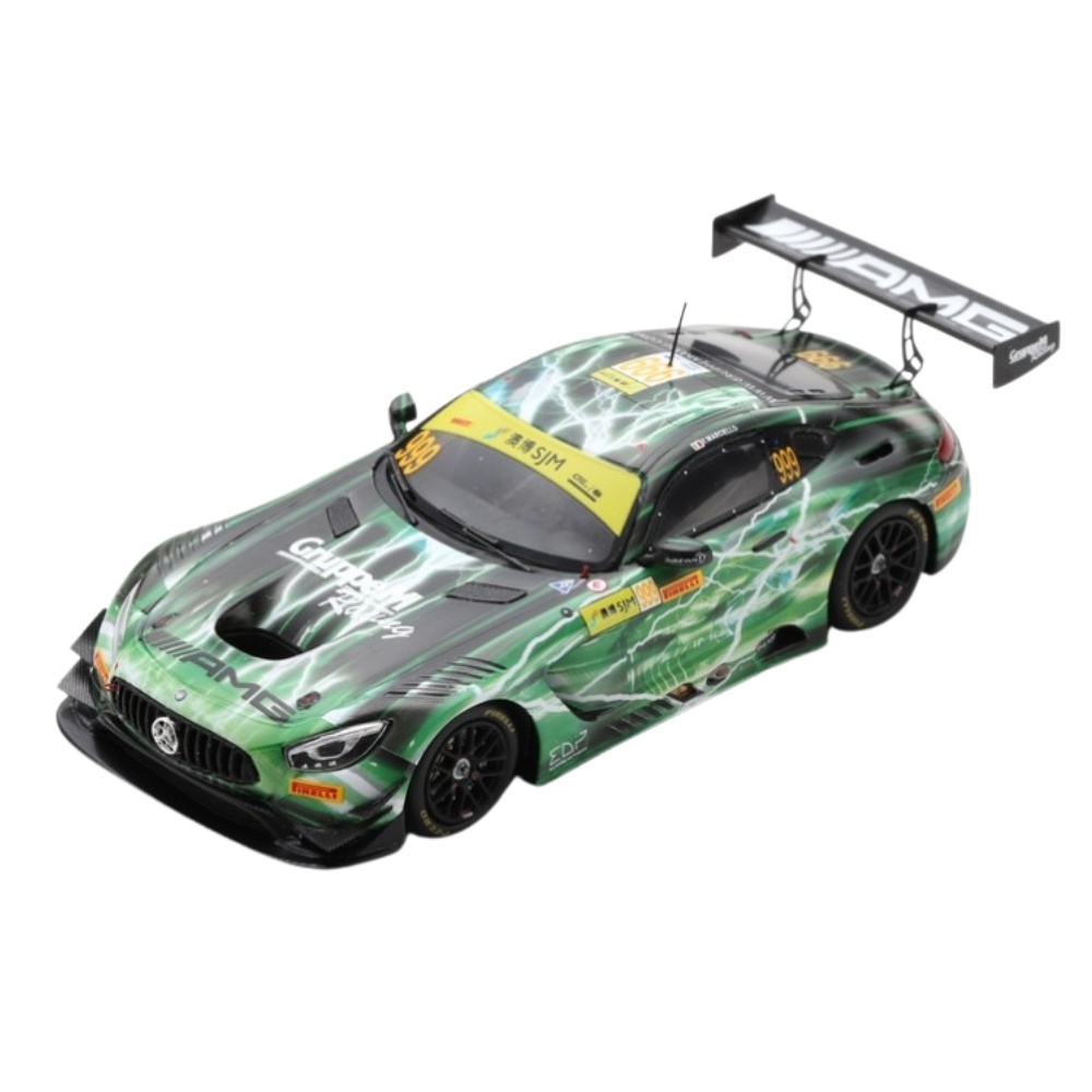 1:43 Mercedes-AMG GT3 #999 - Winnaar FIA GT World Cup Macau 2019 | GruppeM Racing - Spark