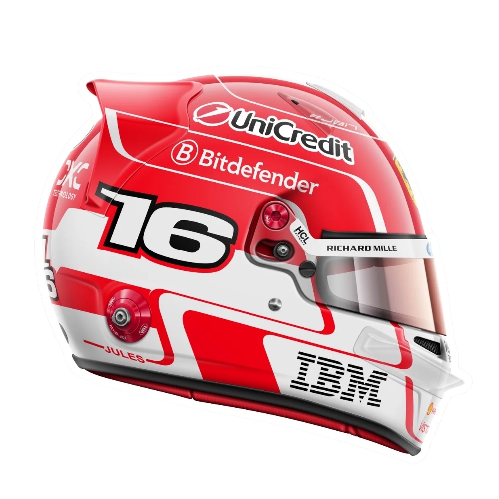 PRE-ORDER: 1:2 Helmet Charles Leclerc – Ferrari F1 2025 | Official Replica - Bell Helmets