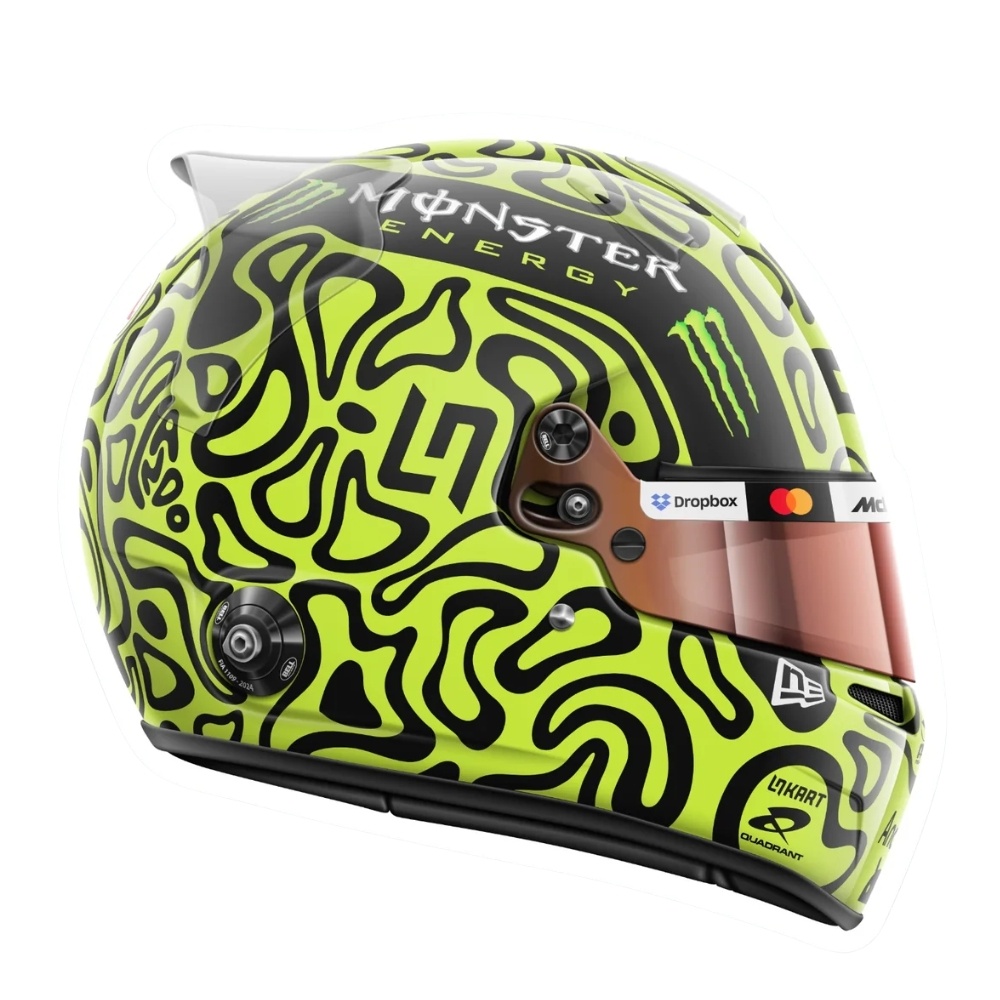 1:2 Helmet Lando Norris – McLaren F1 2025 | Official Replica - Bell Helmets