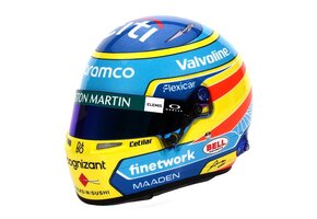 PRE-ORDER: 1:2 Helm Fernando Alonso – Aston Martin F1 2025 | Nr. 14 | Officiële Replica - Bell Helmets