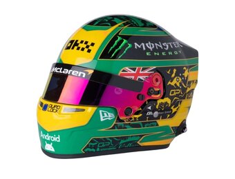 PRE-ORDER: 1:2 Helmet Oscar Piastri – Australian GP 2025 | Special Edition | Official Replica - Bell Helmets
