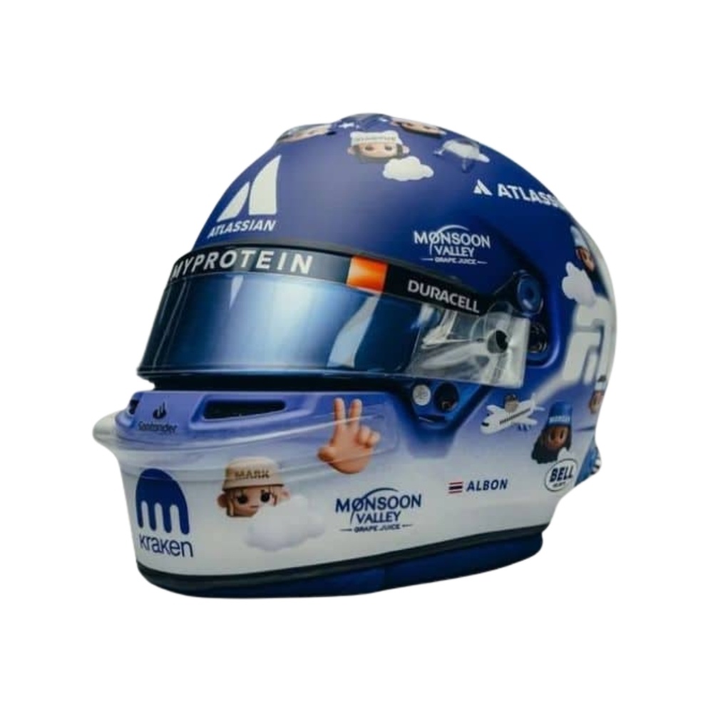 **Pre Order 1:5 Helm Alexander Albon - British GP 2025
