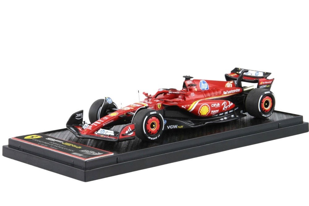 1:43 Ferrari Charles Leclerc SF24 Monaco GP 2024 - BBR