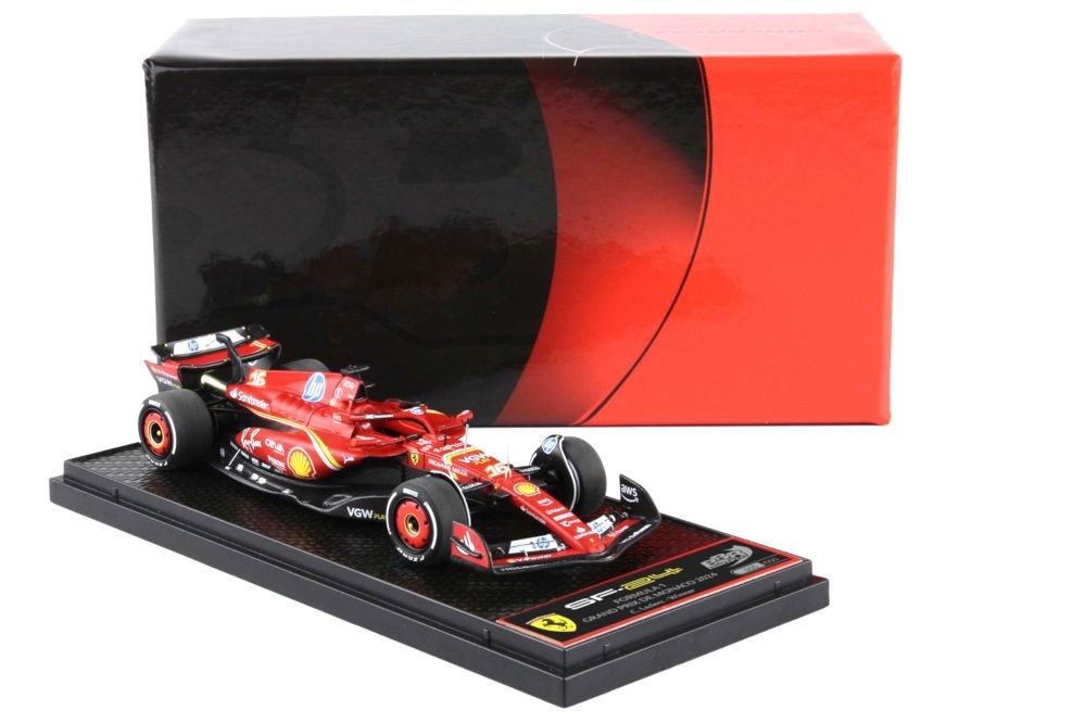 1:43 Ferrari Charles Leclerc SF24 Monaco GP 2024 - BBR