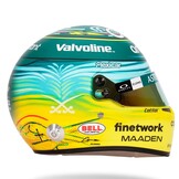 1:2 Aston Martin Fernando Alonso 2025 Saudi Arabian GP Mini Helmet Bell