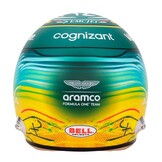 1:2 Aston Martin Fernando Alonso 2025 Saudi Arabian GP Mini Helmet Bell