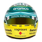 1:2 Aston Martin Fernando Alonso 2025 Saudi Arabian GP Mini Helmet Bell