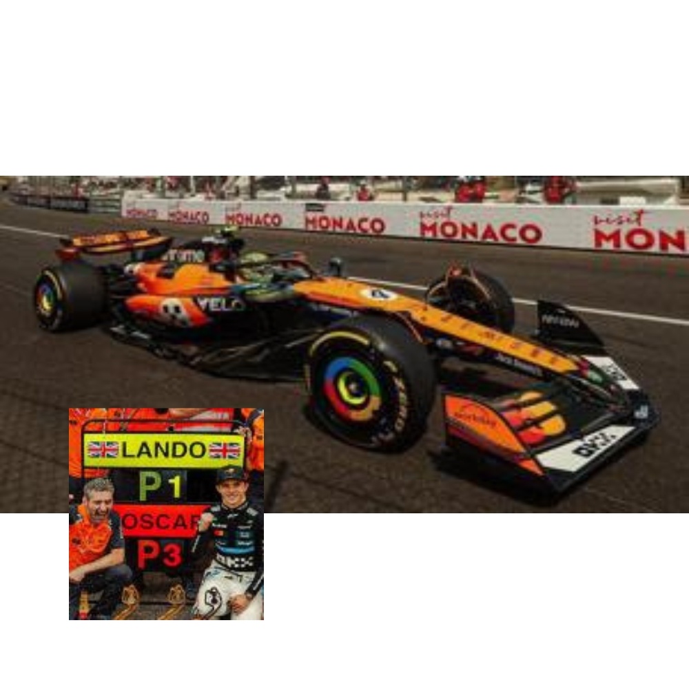 **Pre order 1/18 McLaren MCL39 No.4 McLaren Formula 1 Team, L. Norris 'Winner Monaco GP 2025'