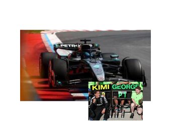 **Pre order 1/18 Mercedes W16 No.63 Mercedes-AMG PETRONAS Formula  One Team, G. Russell 'Winner Canadian GP 2025'