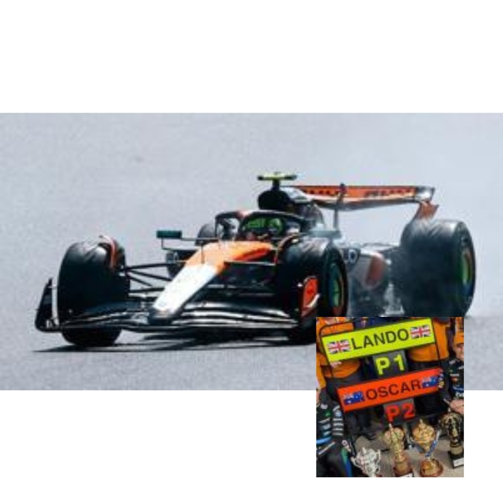 **Pre Order 1/18 McLaren MCL39 No.4 McLaren Formula 1 Team, L. Norris 'Winner British GP 2025'