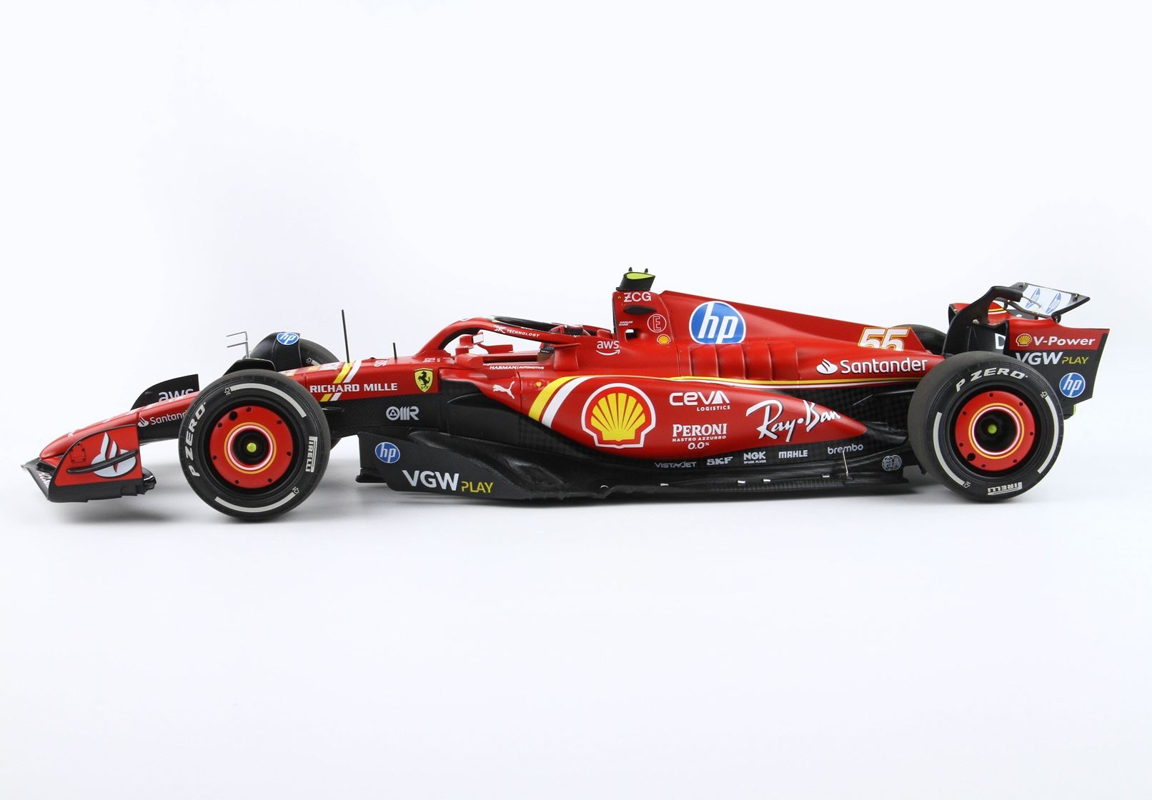 1/18 Ferrari SF24, C. Sainz 'Monaco GP 2024' with display
