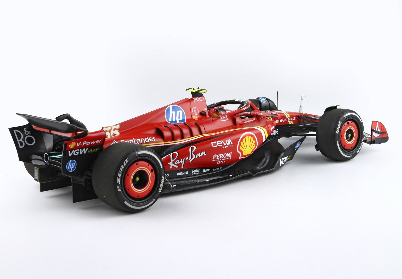 1/18 Ferrari SF24, C. Sainz 'Monaco GP 2024' with display