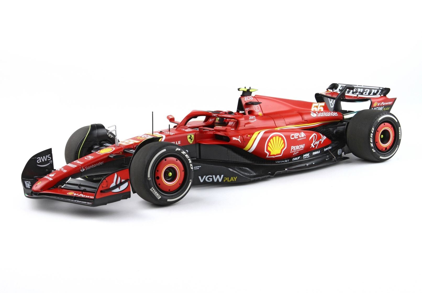 1/18 Ferrari SF24, C. Sainz 'Winner Australian GP 2024' polyfoam packaging