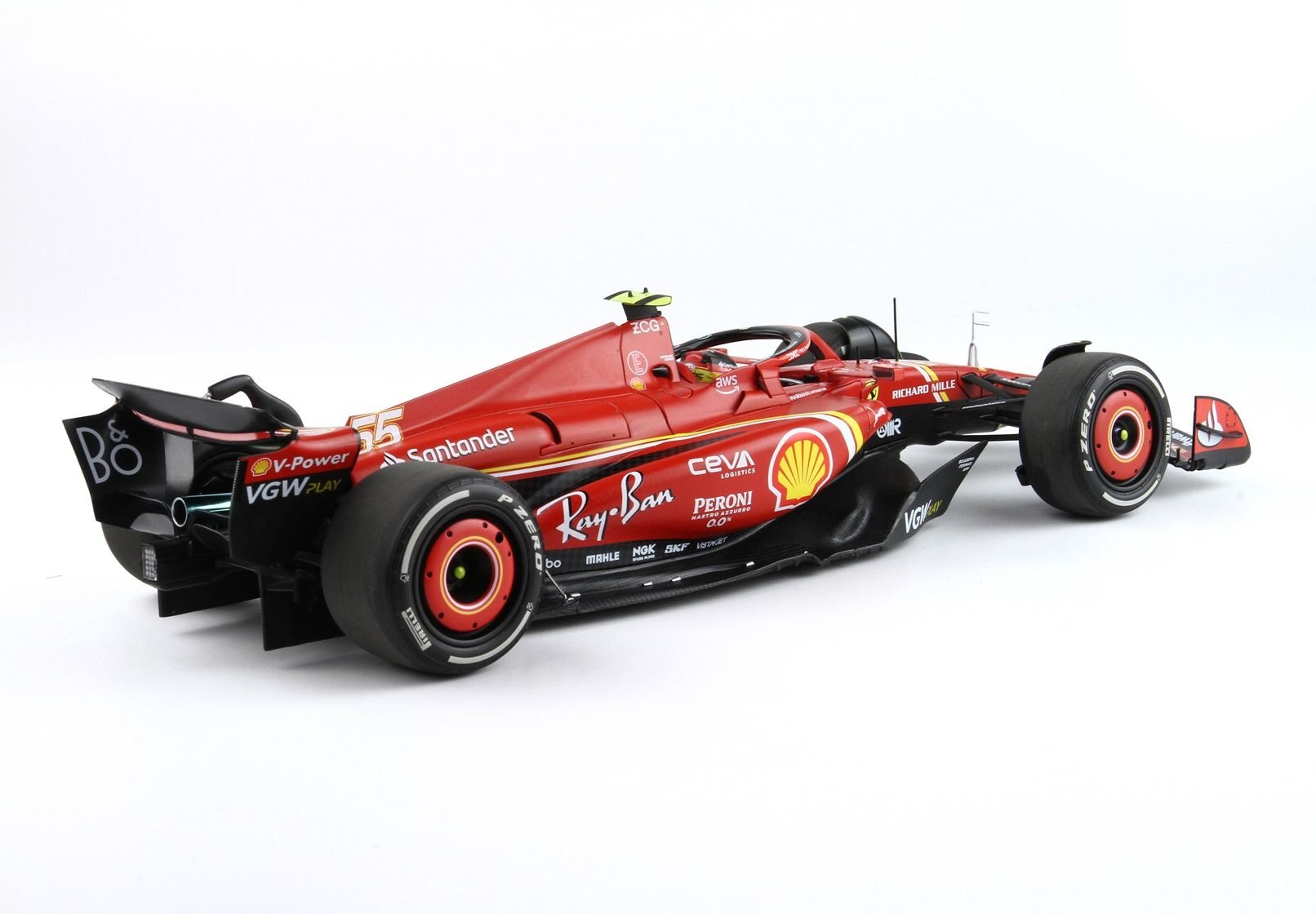 1/18 Ferrari SF24, C. Sainz 'Winner Australian GP 2024' polyfoam packaging