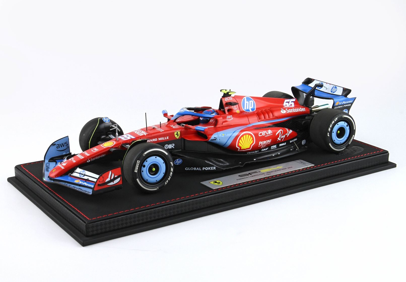 1/18 Scuderia Ferrari SF24, C. Sainz 'GP USA Miami 2024' Luxury packaging