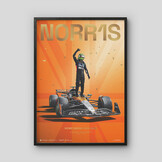 Lando Norris | Home Grand Prix Win | Silverstone 2025 | Official Poster