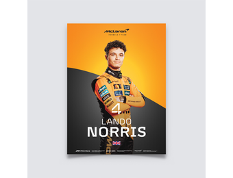 F1 Driver Series Poster | Lando Norris