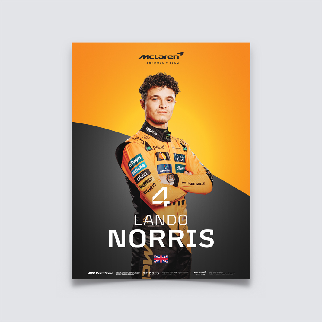 F1 Driver Series Poster | Lando Norris
