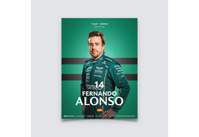 F1 Driver Series Poster | Fernando Alonso