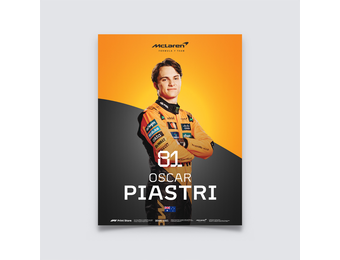 F1 Driver Series Poster | Oscar Piastri