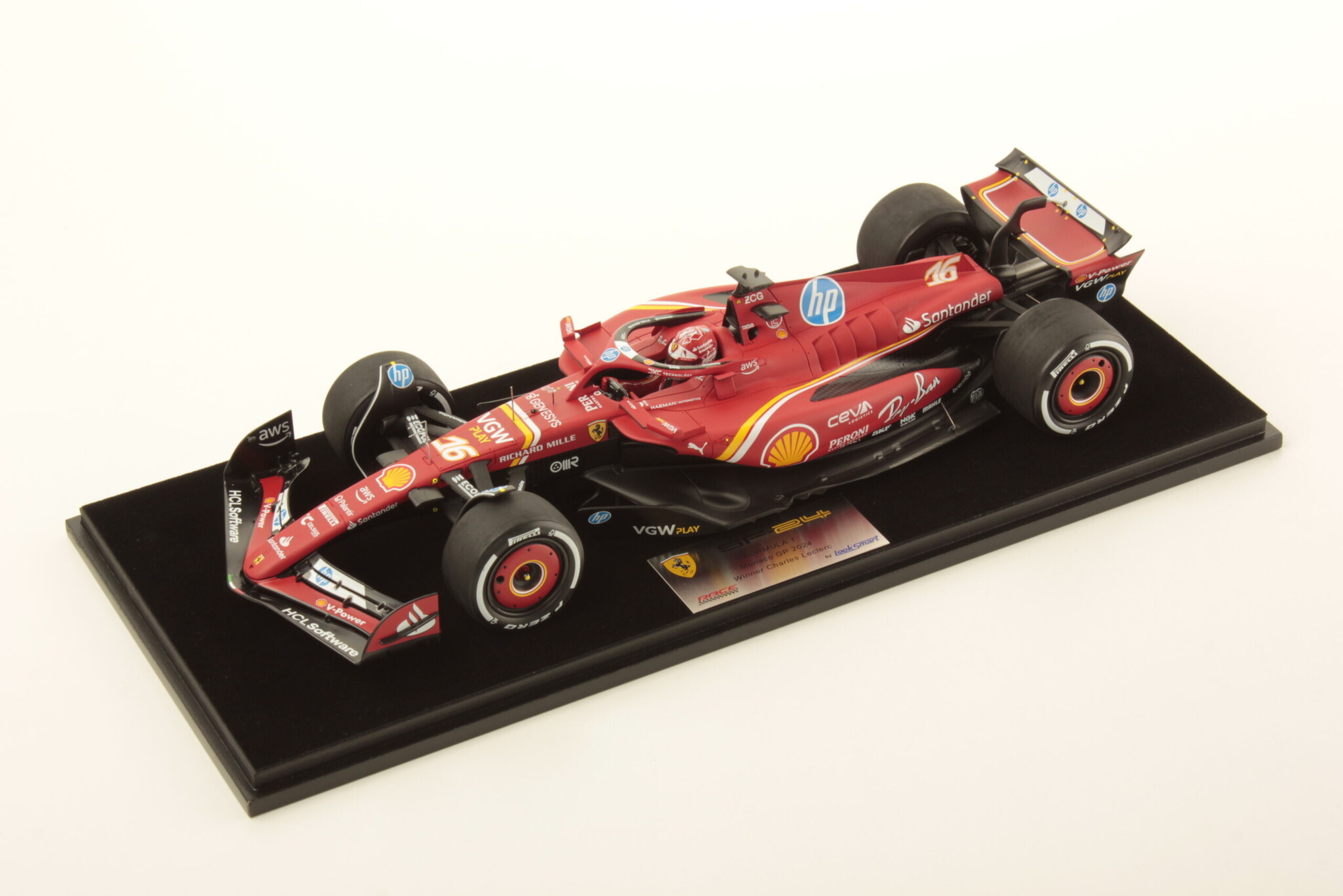 1:18 Scuderia Ferrari SF-24, Charles Leclerc 'Winner Monaco GP 2024'