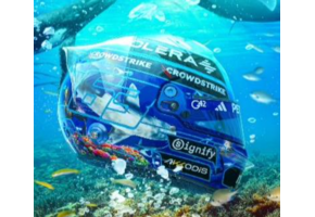 **Pre Order 1/5 Helmet George Russell -  Azerbaijan GP 2025