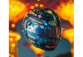 **Pre Order 1/5 Helmet George Russell -  Singapore GP 2025